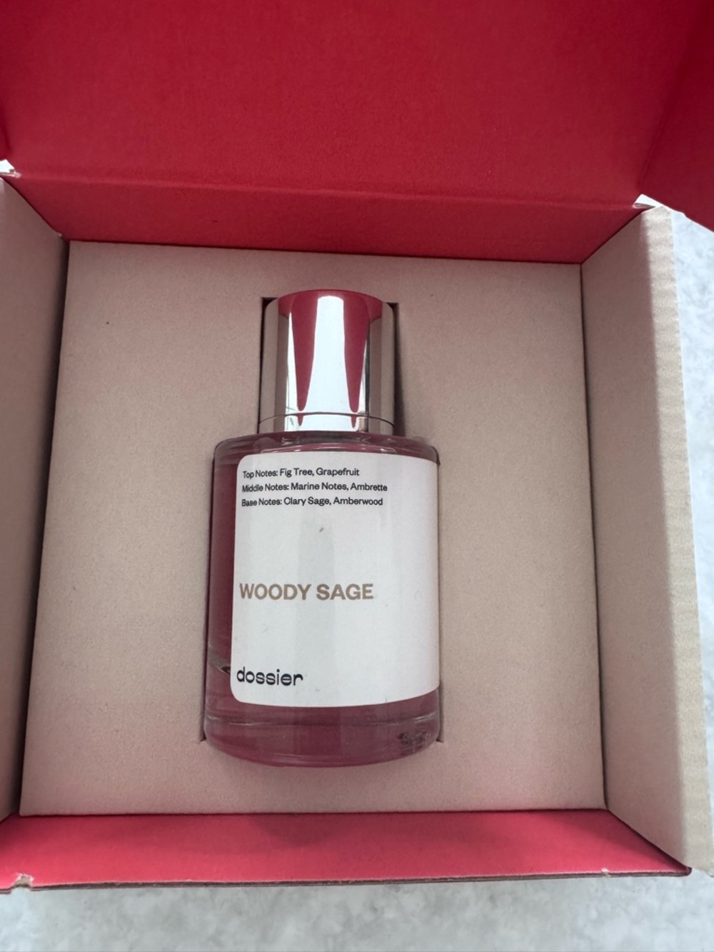 Dossier Woody Sage Body Oil - Pink